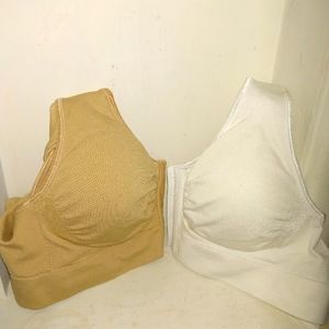 Set of 2 Size L Miracle Bamboo Bra